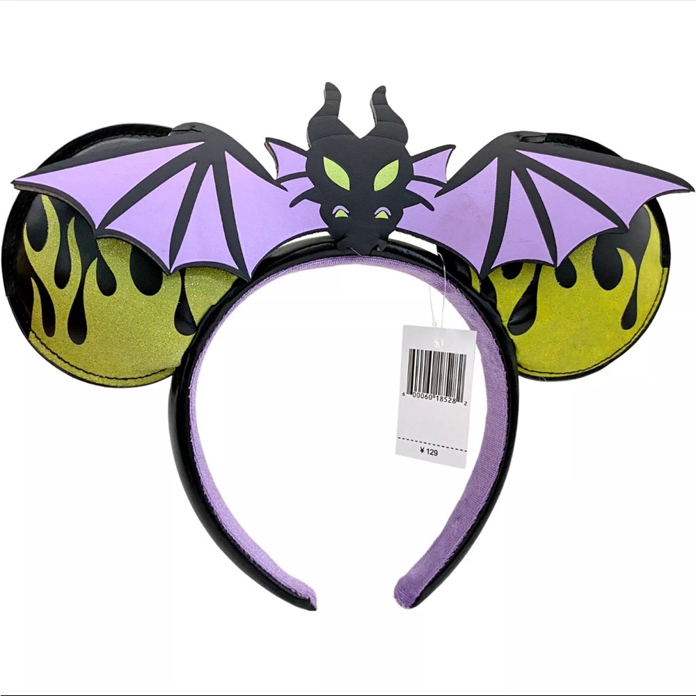 Disney Parks Maleficent Mickey Ears Headband
